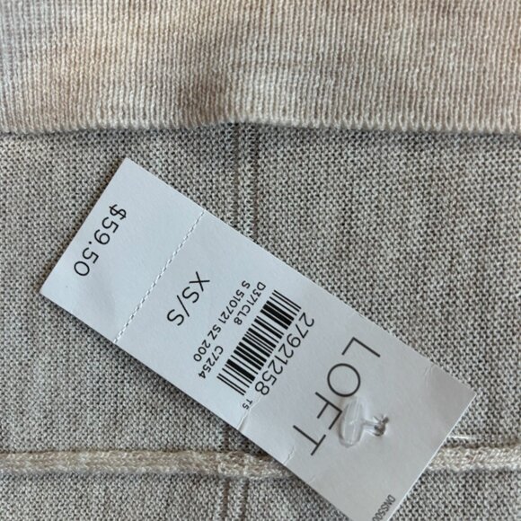 LOFT long cardigan, cream color sweater - Picture 5 of 11